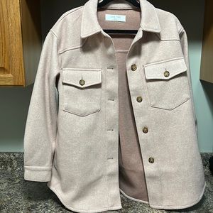 Pink Love Tree Shacket